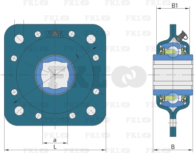 Подшипниковый узел GWST211PPB40 - изображение 3