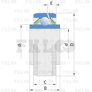 Подшипник шариковый GW211PPB20 - изображение 1
